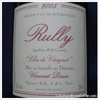 Vincent Daux Cuvée Clos de Vésignot