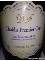Domaine Fillon et fils - 1er Cru Les Beauregards