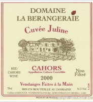 Domaine de la Bérangeraie - Cuvée Juline