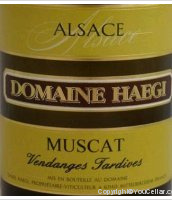 Domaine Haegi Muscat Vendages Tardives