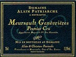 Domaine Alain Patriarche Premier Cru Genévrières