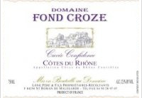 Domaine Fond Croze - Cuvée Confidence