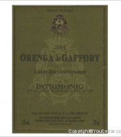 Orenga de Gaffory Cuvée des Gouverneurs