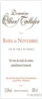 Domaine Ollier-Taillefer - Baies de Novembre