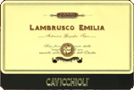 Lambrusco Emilia Secco Cavicchioli