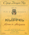 Eugène Klipfel Cépage Savagnin Rose