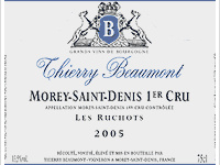 Domaine des Beaumont - 1er Cru Les Ruchots