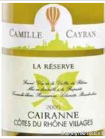 Camille Cayran, La Réserve