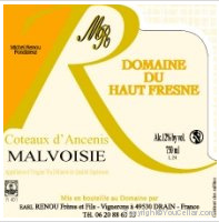 Domaine du Haut Fresne Malvoisie