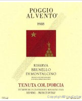 Col d'Orcia - Poggio al Vento Riserva