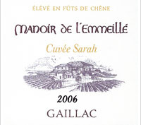 Manoir de l'Emmeillé - Cuvée Sarah