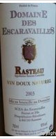 Domaine des Escaravailles - Rouge