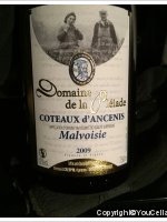 Domaine de la Pléiade, Malvoisie