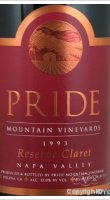 Pride - Reserve Claret