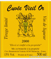 Caveau de Beaumont du Ventoux - Vieil Or