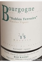 Jean Rijckaert - Nobles Terroirs Vieilles Vignes